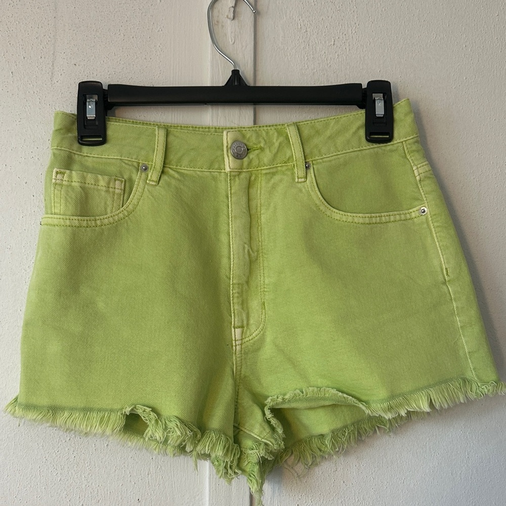 PacSun Light Green Jean Shorts